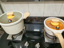 炊大皇（COOKER KING） 炒锅白色不粘锅网红大白锅平底炒菜锅少油烟易清洗电磁炉通用 大白锅具4件套 30cm 实拍图