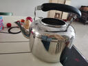楚歌质优品超厚304不锈钢烧水壶鸣音大容量鸣笛煤气天然气电磁炉茶壶煲水壶 304【加厚款】百洁布+除垢剂 4L 6升大约*装(7斤水) 实拍图