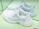 特步（XTEP）女鞋跑步鞋2026新款运动鞋女夏季休闲鞋子网面透气跑鞋 帆白/清透蓝/浅粉色-7552 39 实拍图