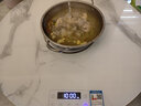 康佳（KONKA）康佳火锅暖菜板饭菜保温板家用热菜板圆形可旋转智能餐桌加热神器 80CM【电磁炉火锅款】白色大理石纹+电动旋转 实拍图