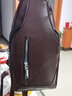 MOEPEQDAISHU男士胸包斜挎包男单肩包真皮质感休闲商务大容量2023新款时尚挎包 棕色 实拍图