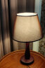 梵帝莱 现代中式简约实木台灯卧室床头灯创意书房家用喂奶起夜复古台灯 古典咖啡罩 按钮开关+ 5WLED灯泡 实拍图