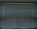 美尔耐L型百叶窗帘免打孔定制铝合金卫生间浴室厨房卧室隐私Z帘透气防窥 6025免打孔【拉丝】磨砂黑 1平方米 实拍图