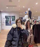 韩璐娇（hanlujiao）羽绒棉服女中长款2024冬季新款韩版宽松棉衣女加厚面包服棉袄外套 米白色 S【建议80-110斤】 实拍图