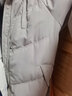 茵曼（INMAN）2025冬季女装新款羽绒服女高充绒量石墨烯三防鹅绒九江保暖外套 灰绿色 -18348244C M 161-165cm /101-110斤 实拍图