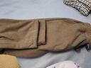 罗蒙羊羔绒双层加绒加厚休闲裤男冬季中青年运动卫裤防寒保暖直筒棉裤 卡其 2XL (185) 适合155-170斤 实拍图