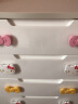 爱丽思收纳柜抽屉式简易衣柜五斗柜储物柜玩具收纳KITTY可爱5层置物柜 实拍图