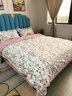 恩兴纯棉床上四件套全棉韩式公主风床品宿舍床单三件套床笠田园花被套 L优雅恋人-荷叶边【100%新疆全棉】 1.5m床 床单款 四件套-被套200*230cm 实拍图