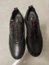 皮尔卡丹（pierre cardin）男鞋休闲运动时尚轻便厚底细纹软牛皮健步鞋松紧带百搭皮鞋男平价 黑色 圆头1 44 (270mm) 实拍图