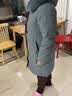 雅鹿妈妈羽绒服女冬装中长款加厚狐狸毛领保暖中老年女冬季外套 Y1201V15210-银河绿 4XL 实拍图