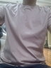 雅戈尔（YOUNGOR）短袖T恤男圆领水柔棉升级版丝柔棉透气舒适精致工艺T恤100%棉面料 VSPC533094OYA粉色 XL 实拍图