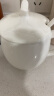 瓷秀源纯白唐山骨瓷杯马克杯水杯咖啡杯办公室茶杯陶瓷杯子家用logo定制 Q杯-带盖勺400ml(单个) 晒单实拍图