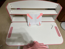 下一章儿童学习桌小学生家用写字书桌小孩写作业专用桌子可升降桌椅套装 奢华粉【书架款+海绵椅+阅读板+护眼灯+矫姿器】 实拍图