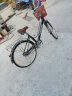 凤凰（Phoenix） 自行车男女脚踏代步单车成人轻便学生车城市复古通勤休闲车 青柠 24寸单速黑色 实拍图