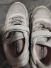 鸿星尔克（ERKE）童鞋女童皮网拼接魔术贴儿童运动鞋跑鞋橡芽白/贝母色35 实拍图