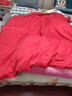 水星系列家纺100%双宫茧桑蚕丝正品蚕丝被抗菌加厚子母被全棉保暖冬季被芯床品 手工定位-胭脂红-已质检专柜正品 100%桑蚕丝 200x230cm【4斤+8斤】子母被 实拍图