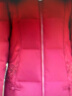 鸭鸭（YAYA）中年妈妈羽绒服女洋气中老年女装加厚大毛领老年人外套过年红色QC 紫红 XL 建议100-115斤 晒单实拍图