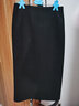 唐谜高档西装半身裙女秋冬季2025新款通勤中长款包臀一步裙后开叉裙子 【毛呢料】黑色-长款70CM M (27) 推荐95-105斤 实拍图