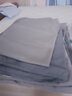 红豆全新超柔水洗棉四件套裸睡纯色双拼床单被套单人宿舍床上三套件 超柔水洗棉-浅灰+深灰 三件套1.0 床单款 （被套150*200cm） 实拍图