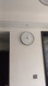 康巴丝（Compas）挂钟客厅 石英钟表挂墙自动对时电波钟 C6219B钢琴黑 13.8英寸 晒单实拍图