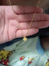 法蔻（farcoko）黄金项链女士足金999吊坠锁骨链定价生日礼物送女友送老婆 榴莲项链留你一生恋你一世 晒单实拍图