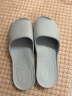 步术 拖鞋女中国台湾进口夏季家居时尚鱼嘴防滑防臭软底轻便静音 天青蓝 L(建议39-41码/鞋长约27.5cm） 实拍图