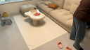 大江羊羔绒地毯客厅 沙发茶几卧室地毯免洗160x230cm 素雅 实拍图