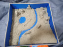 SPACE SAND太空沙儿童玩具沙池室内玩沙套装沙子工具折叠围栏池1.5米 实拍图