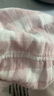 无印良品（MUJI） 女式 无侧缝双层纱织睡衣女士家居服春秋纯棉条纹格纹长袖 女款 浅粉红色格纹 L (上装165/88A下装165/70A) 实拍图