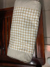 九洲鹿家纺 100%全荞麦枕头枕芯单只装 22×50×8cm卡其格子 实拍图