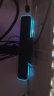 HYUNDAI现代 E-1415笔记本电脑长条桌面音响桌面麦克风话筒台式机超重低音炮电竞炫彩灯光usb有线音箱黑色 晒单实拍图