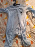 婧麒婴儿衣服夏季薄款新生宝宝提花连体衣纯棉空调服爬服夏装单件 宇航员蓝 90cm 实拍图