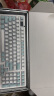 达尔优（dareu）A98pro机械键盘三模热插拔游戏办公PBT键帽全键RGB弹力臂gasket结构天空轴V4-霓虹版 实拍图