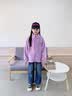 茨语儿童女童冲锋风衣韩系外套2026新秋冬款洋气秋冬装加厚冬季三合一 加棉外套紫色+内胆6608 130 适合115-125cm 50斤左右 实拍图