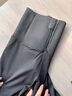 莫代尔品牌拉链鲨鱼裤女外穿秋冬2025新款打底排扣高腰提臀保暖瑜伽裤 优雅灰-【春秋薄款】 1条 L 【适合体重100-118斤】 实拍图
