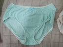 曼妮芬少女棉女士内裤蝴蝶结中腰三角裤内裤女可爱 010/白色 170 95 实拍图