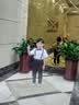 萝卜呗呗（LUOBOBEIBEI）儿童背带裤套装夏款男童礼服主持合唱拜年服 黑色四件套 120 实拍图