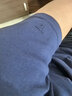 拇指白小T【买1 送1】凉感三代水云棉圆领短袖T恤男女白小丅体恤小白T 【冰柔棉】藏青男款无T标 L 实拍图