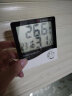 志高（Chigo）温度计室内 家用温湿度计高精度电子室温计时钟干湿温度计 HTC-1S 实拍图