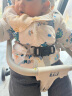 婧麒（JOYNCLEON）儿童棉服男女童装宝宝秋冬季婴儿衣服棉服加厚外出棉袄加绒外套 白色恐龙 100cm 实拍图