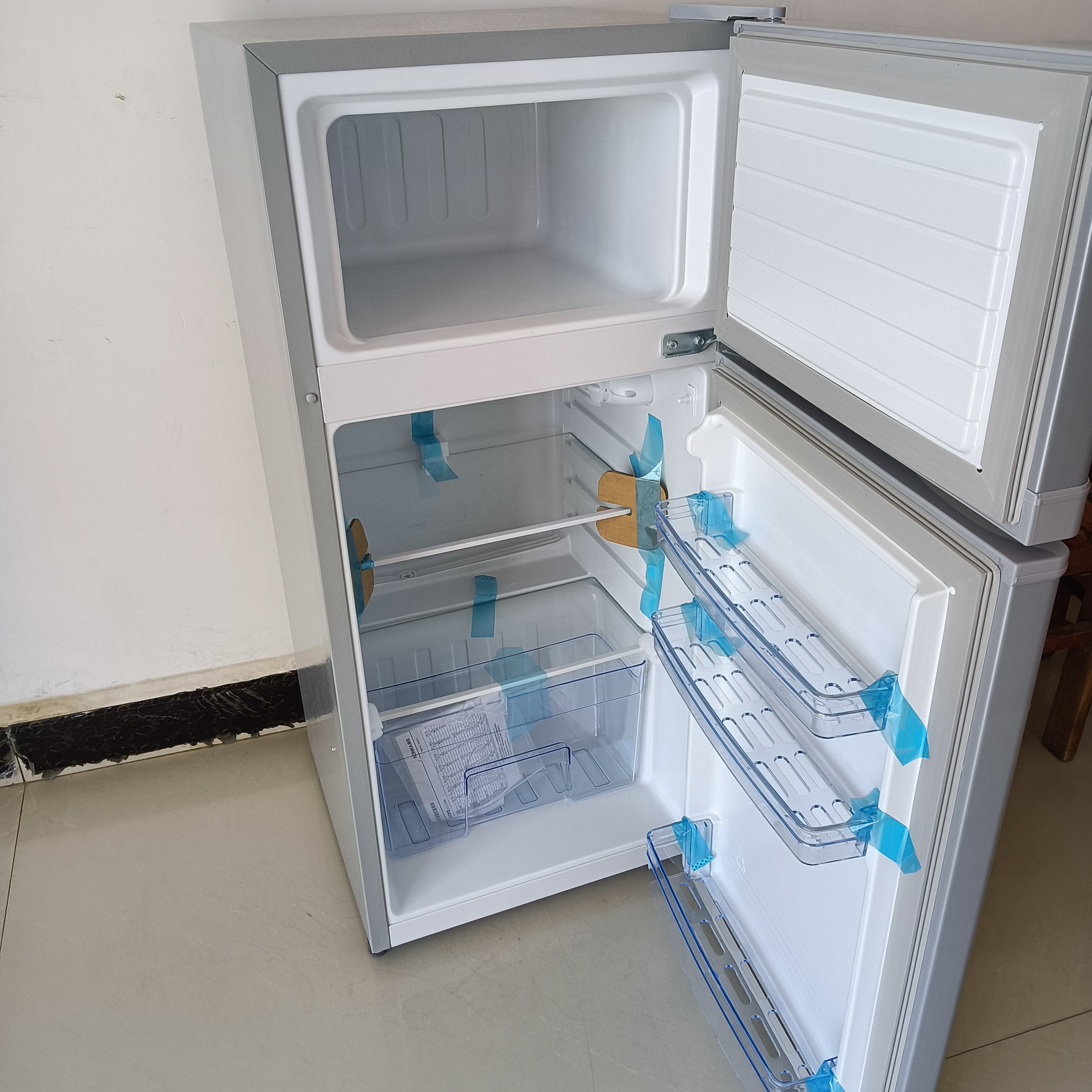 康佳102升两门双门二门冰箱节能低噪小型家用电冰箱迷你宿舍租房小巧不占地两天仅约一度电BCD-102S 实拍图