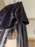 橙火 儿童紧身衣套装弹力保暖男童运动足球篮球跑步打底速干衣训练服 956黑/橙（加薄绒款） 150码141-150cm 65-75斤 实拍图