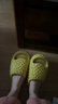暖之缘榴莲拖鞋男夏外穿新款搞怪EVA厚底防滑室内家居踩屎感凉拖鞋男士 金枕黄 38-39 (适合37-38码) 实拍图