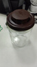 安扣（ANKOU）茶叶罐密封罐家用小茶叶盒玻璃储物罐装绿茶便携厨房保鲜大收纳盒 实拍图
