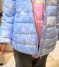 迪士尼（DISNEY）女童轻薄羽绒服耐脏油污90白鸭绒儿中大童衣服24冬DB431KE01蓝110 实拍图