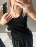 浪莎山本裤女2025夏季新款高腰宽松冰丝阔腿裤小个子垂感休闲防晒裤子 黑色【常规款】 L 【适合116-130斤】 实拍图