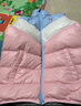 TOREAD kids探路者儿童马甲男女新品保暖舒适百搭抗撕裂防钻绒超轻羽绒背心 冰晶粉 170 实拍图
