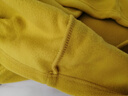 探拓（TECTOP）抓绒衣 户外加厚保暖男抓绒衣纯色立领半开衫柔软舒适抓绒衣 MZRY033 男款姜黄色 XL 实拍图
