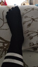 雪茜曼瑜伽袜子女专业防滑秋冬季中筒五指袜普拉提袜运动防滑专用健身 实拍图