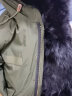诺莱蒂亚 新款皮毛一体中长款皮草大衣皮衣男貉子毛派克服大衣冬季男装 军绿色 175\XL 晒单实拍图